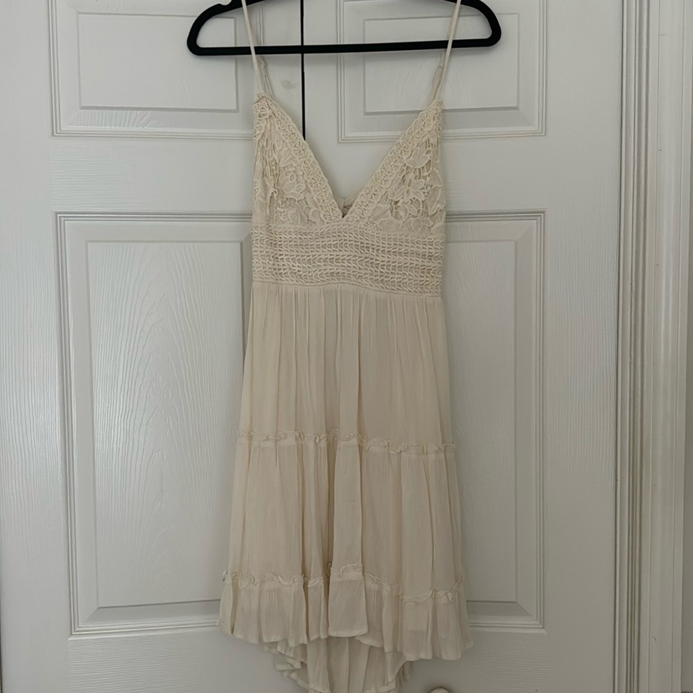 Cream Mini Sundress